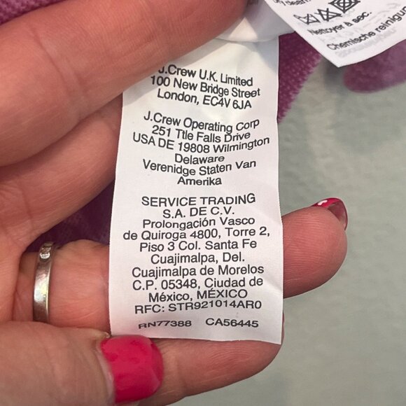 J. Crew Lavender Crew Neck Sweater - Picture 11 of 12